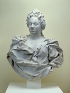 Kontes Maria Amalia'nın büstü, 1714 (carrara mermeri)